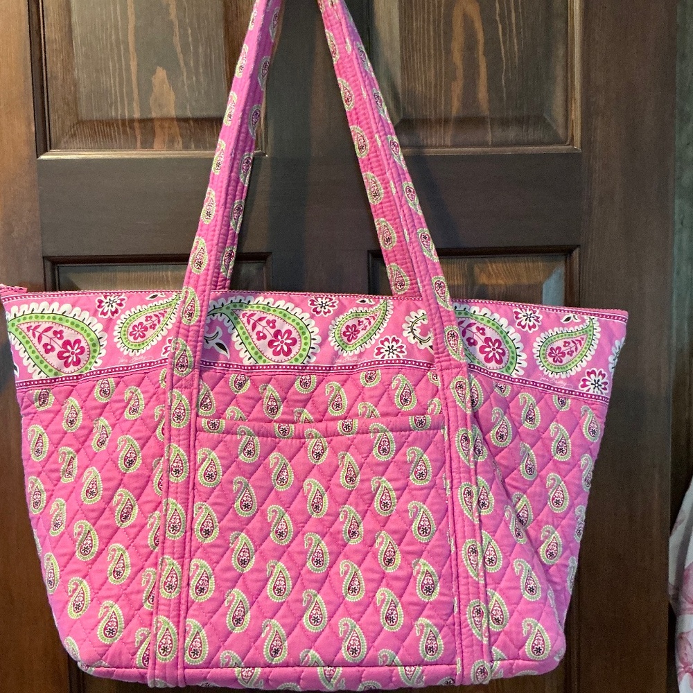 Vera Bradley Large Tote Bermuda Paisley retired
